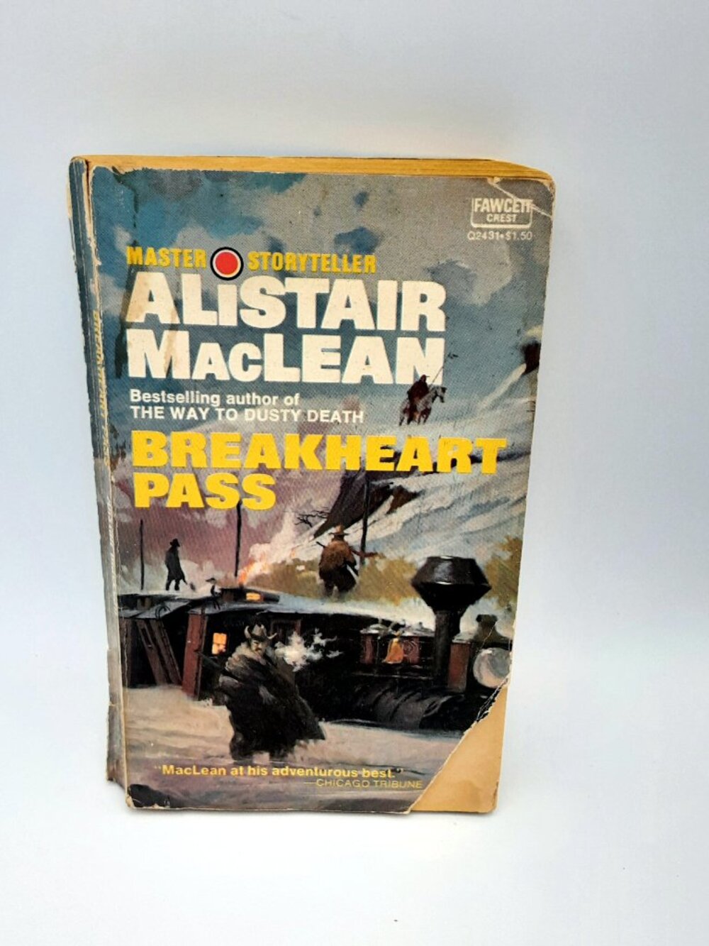 Breakheart Pass ALISTAIR MACLEAN 1975 Fawcett Paperback Stated 1st Printing